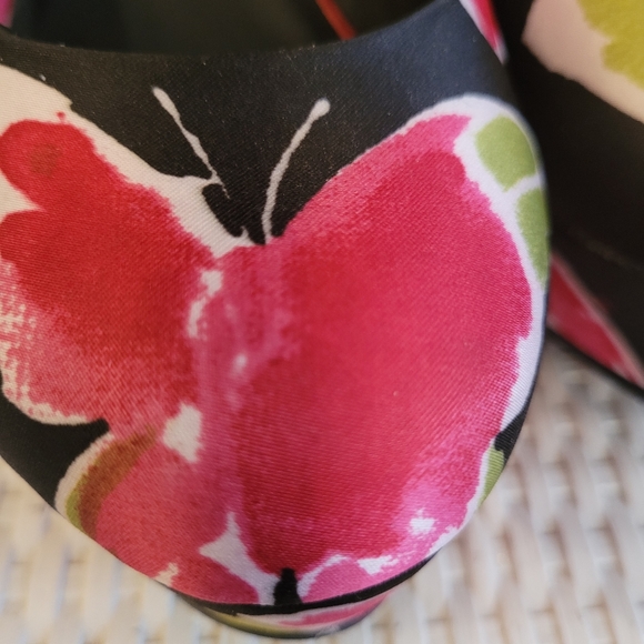 Elle butterfly pattern wedge heel shoes - Picture 5 of 12